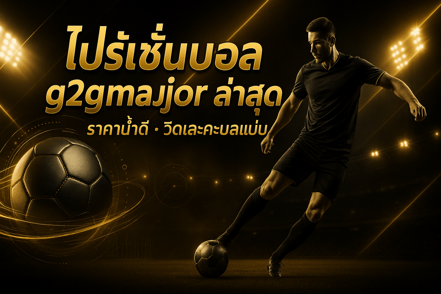 โปรโมชั่นบอล g2gmajor ล่าสุด
