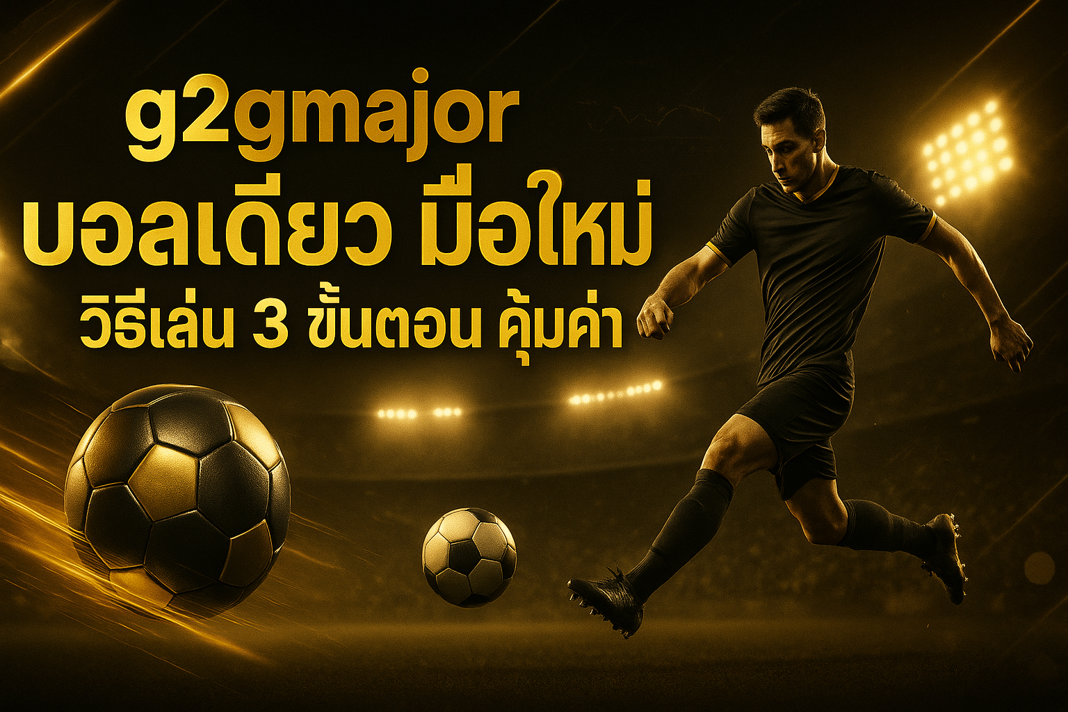 g2gmajor บอลเดี่ยว มือใหม่ วิธีเล่น